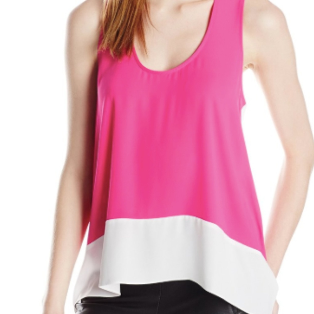 BCBGMaxazria Fuschia/White Top
